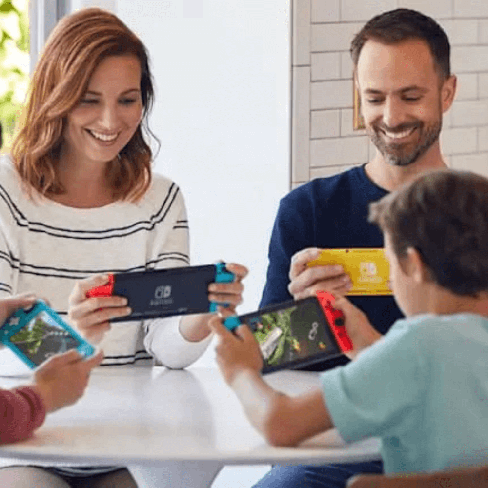 เครื่องเกม Nintendo Switch กล่องแดง สีนีออน
